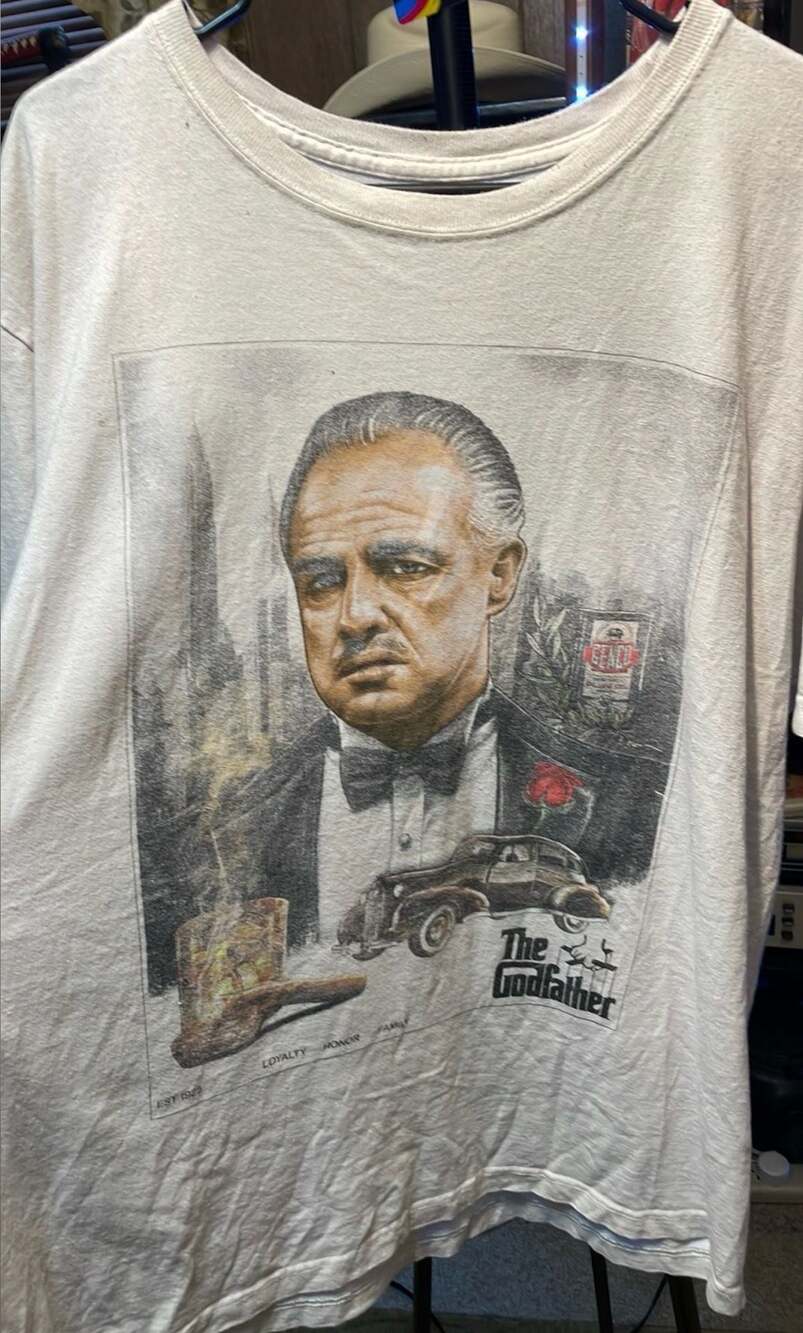 The Godfather Loyalty Honour Family Natural T-Shirt NEW OFFICIAL